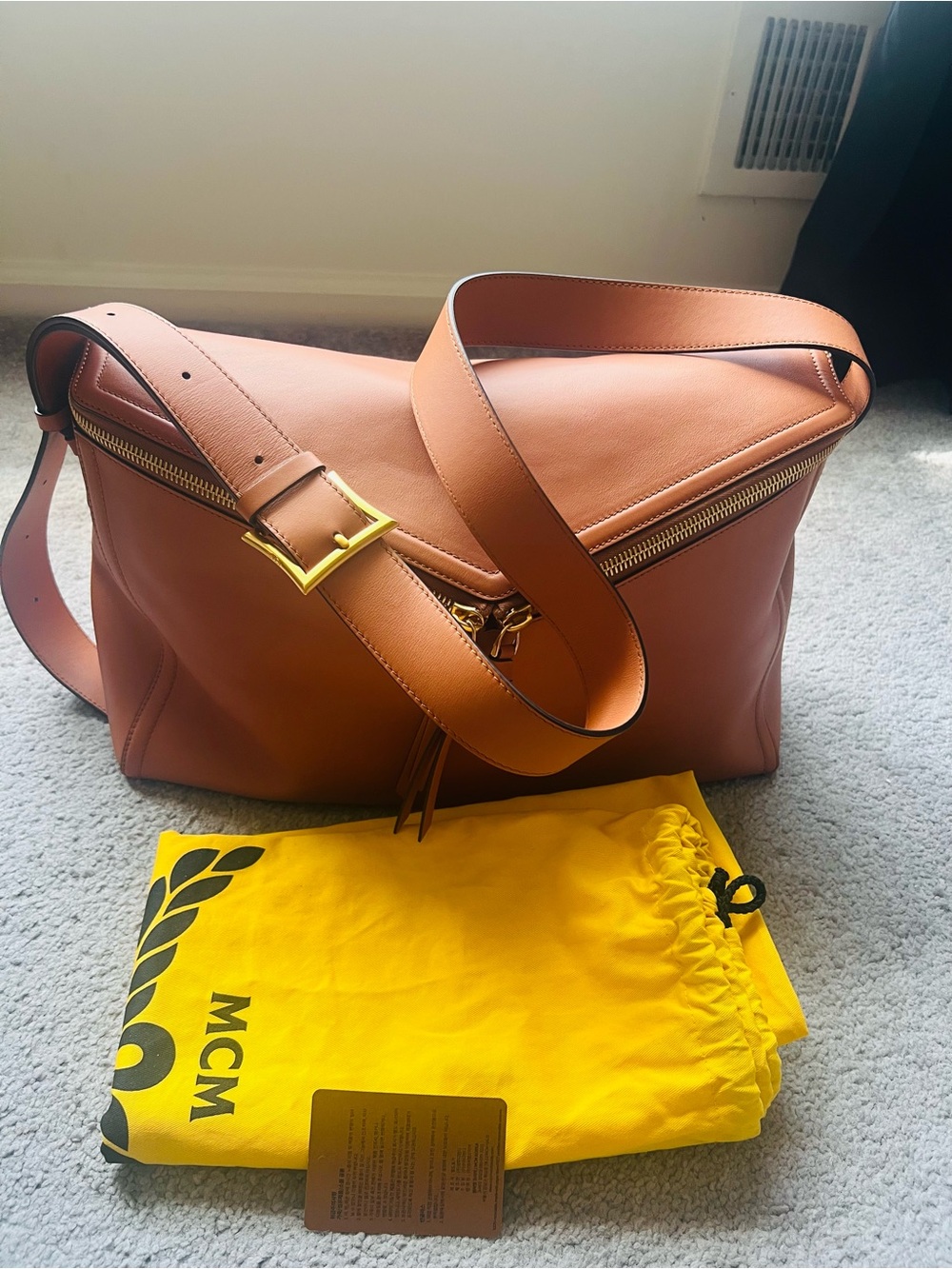 MCM 3D Diamant Diamond Large Bag